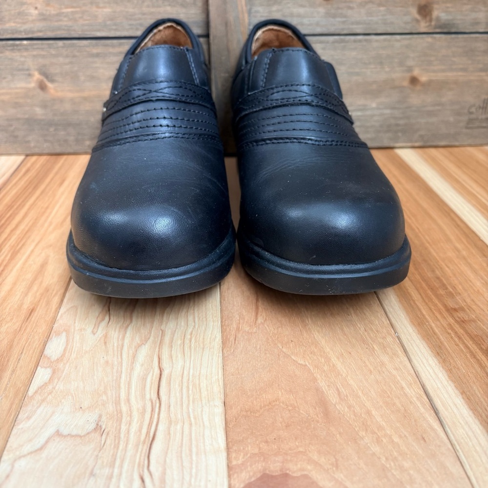 ARIAT #10002368 WOMEN'S STEEL SAFETY TOE BLACK CLOG Sz 7C 7 Wide - Picture 2 of 14